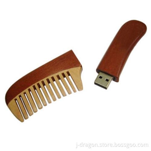 Comb Shaped USB Flash Drive with 1 to 32GB Storage, Supports Laser Engraving and Data Pre-loading